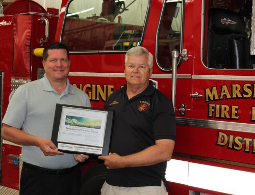 Marseilles Fire Protection District Receives Environmental Stewardship Award from Sustainable Lighting Solutions